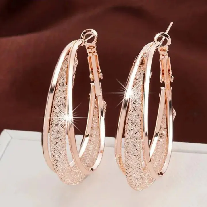 Gold%20Color%20Crystal%20Stone%20Hoop%20Earrings%20Twisted%20Metal%20Shape%20Silver%20Plating%20New%20Fashion%20Women%20Earrings%20Party%20Jewelry%20Birthday%20%20-%20Image%204