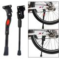 Mountain Bike Kick Stand Aluminum Alloy Heavy Duty Adjustable Bicycle Cycle Side Support Bracket Easy Install Bike Parking Rack. 