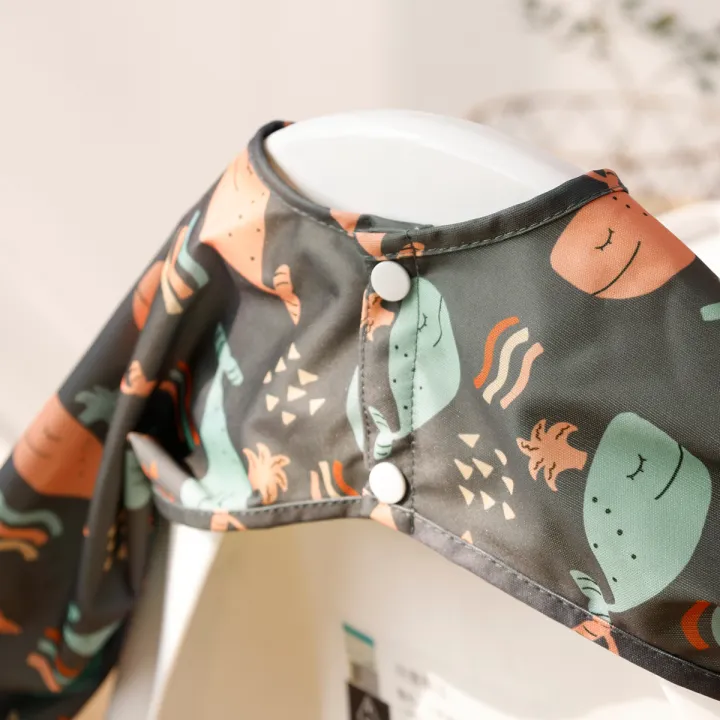HappyFlute%20New%20One%20Piece%20Table%20Use%20Polyester%20Waterproof%20New%20Printed%20Snap%20Buttons%20Design%20Long%20Sleeve%20Mess%20Proof%20Baby%20Feeding%20Bibs%20-%20Image%204