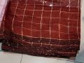 Elegant Indian Cotton Silk Check Saree with Blouse Piece - Perfect for Traditional Occasions. 