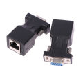 1PC DB9 RS232 Male/Female To RJ45 Female Adapter COM Port to LAN Ethernet Port Converter. 