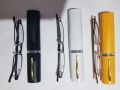 1.0 to 4.0 Portable Metal Pen Reading glasses with free gift cleaning cloth. 