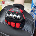 Summer Fingerless Motorcycle Gloves Steel Protective Breathable Motorbike Half Finger Gloves Dirt Bike Cycling Moto Guantes. 
