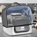Air Fryer Hood For Ninja Foodi Grill Durable Kitchen Dust Cap With Storage Pockets Waterproof Household Grill Toaster Dust Cover. 