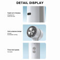 Portable 2000mah Air Conditioner 3 Gears Electric Personal Fan Handheld Mini Fan with Hook for Outdoor Travel Camping. 