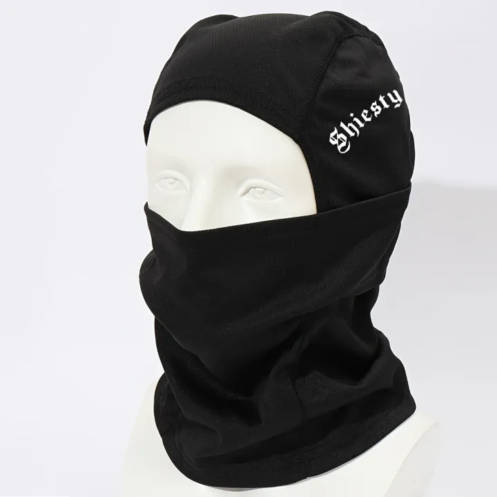 3pcs/2pcs/1pc%20English%20Letter%20Print%20Men's%20and%20Women's%20Balaclava%20Single%20Hole%20Full%20Face%20Neck%20Protection%20Mask%20Suitable%20for%20Outdoor%20-%20Image%204