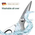 PLYS Long Blade Heavy-Duty Scissors Stainless Steal Sharp Multi All-Steel Chicken Bone Scissor Effortless Bone Cutting. 