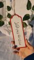 Handmade Dua bookmark perfect for Quran and other books. 