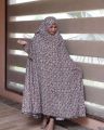 Printed Namaz Chadar with naqab | Namaz gown | Namaz Abaya chun asteen with naqab optional. 