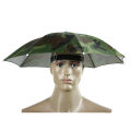 1pc Camouflage Portable Umbrella Hat Foldable Outdoor Sunshade Waterproof Camping Fishing Hat Headwear Beach Hat Accessories.