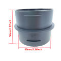 60mm/2.36inch Car Heater Duct Pipe Joiner Connector Heater Ducting Straight Joint Hose Tube Connector for Webasto Eberspacher. 