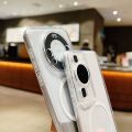 For Xiaomi 14 13 13T 12 11 Pro Ultra Magsafe Magnetic Case Clear Wireless Charging Lens Protector Shockproof Acrylic Hard Cover. 