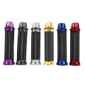 Handlebar Grips Motorcycle CNC Aluminum Rubber Handlebar Hand Grips for 7/8" Handle Bar Bike Bicycle Motorcycle Handlebar Grips. 