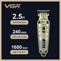 VGR Vintage Hair Trimmer Professional Hair Clipper Electric Hair Cutting Machine LED Display 0mm Barber Trimmer for Men V-901. 