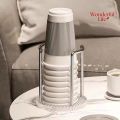 Minimalist Paper Cup Holder, Household Disposable Cup Storage Rack, Multifunctional Desktop Coffee and Milk Tea Cup Storage Rack. 
