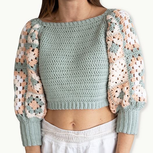 Handmade%20Granny%20Tee%20Crochet%20Crop%20top%20for%20girls%20-%20Image%204