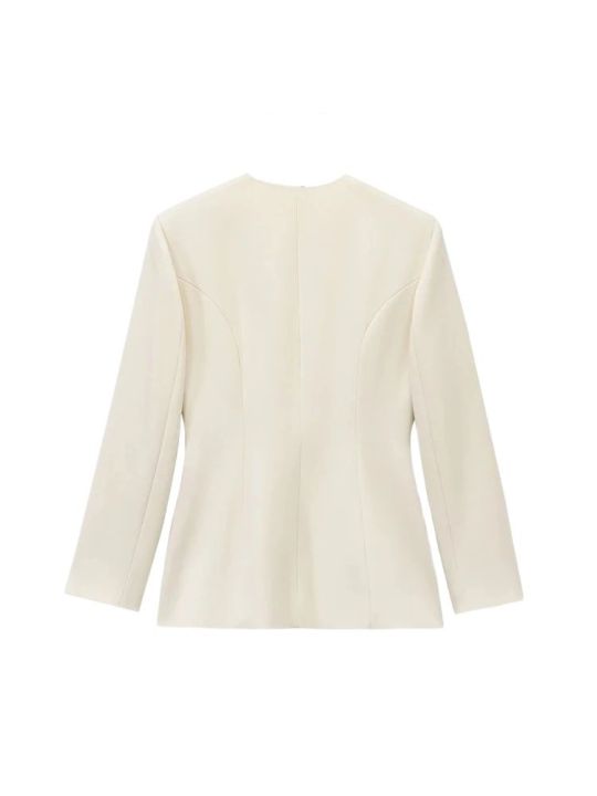 Women's%20Chic%20V-Neck%20Blazer%20Coat%20with%20Belt%20Long%20Sleeve%20Snap-Button%20Fashion%20Outerwear%20Top%20-%20Image%203