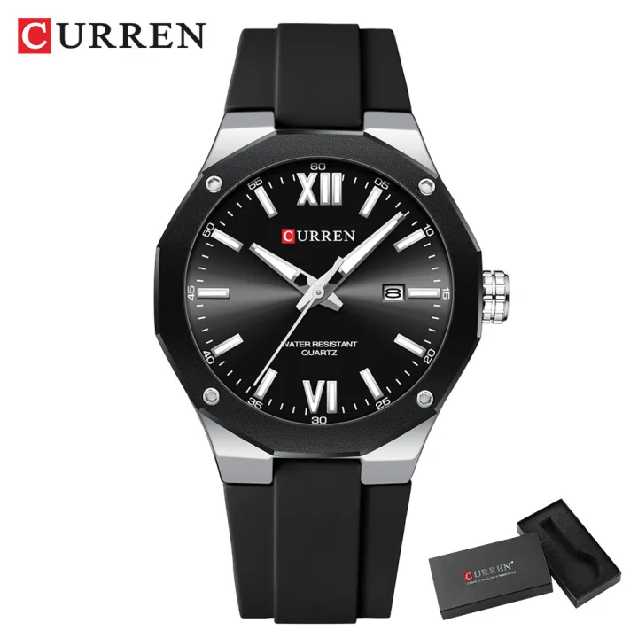 CURREN%20Simple%20Luxury%20Men's%20Watches%20New%20Business%20Quartz%20Wristwatch%20with%20Silicone%20Strap%20Luminous%20Hands%20Waterproof%20Clock%20-%20Image%207
