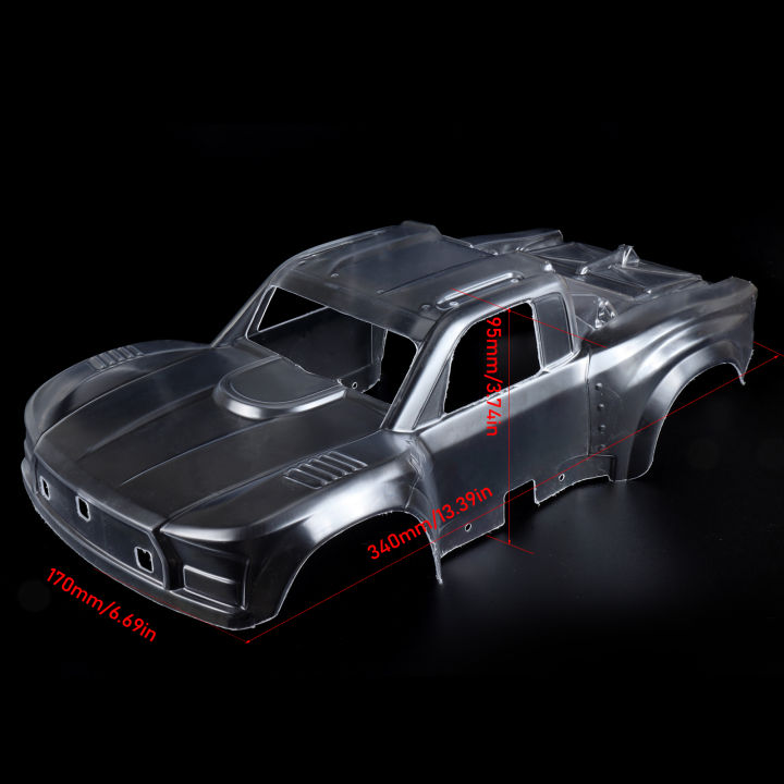 1/14%20RC%20Truk%20Bodyshell%20Pre-Cut%20Clear%20Pickup%20Body%20Shell%20Kit%20with%20Sticker%20for%201/14%20Scale%20Arrma%20%20Mojave%20Grom%20RC%20Truck%20-%20Image%205