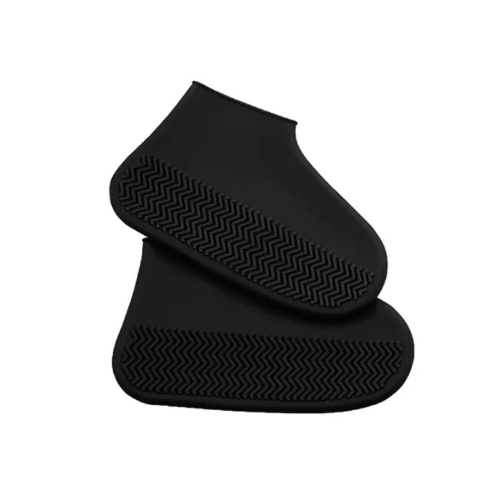 2pcs%20Waterproof%20Non-slip%20Silicone%20Shoe%20High%20Elastic%20Wear-resistant%20Unisex%20Rain%20Boots%20for%20Outdoor%20Rainy%20Day%20Reusable%20Shoe%20Cover%20-%20Image%207