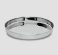 High Quality Stainless Steel Dinner Plates Set Of 2 Silver Indian Thali / Steel Thali / Steel Plate. 