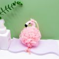 Flamingo Bath Sponges Animal Kids Loofah Bath Pouf Mesh Animal Toy Bath Sponge Colorful Body Scrubber Balls Shower Mesh for Kids. 