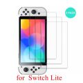 3 Packs Screen Protector Tempered Glass Premium HD Clear Anti-Scratch Screen Protector For Switch 2 Switch Lite Switch OLED.