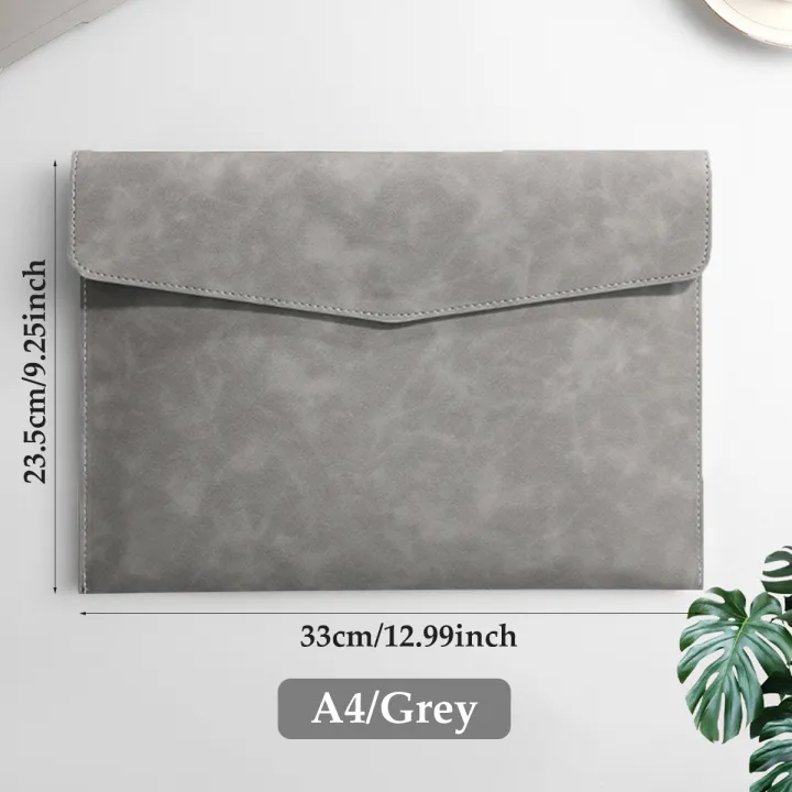 1pcs%20Leather%20A4/A5%20File%20Bag%20Waterproof%20Wear-resistant%20Ultra-large%20Capacity%20Folder%20Business%20Office%20School%20File%20Storage%20Supplies%20-%20Image%207