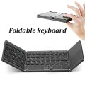 Trifold Aluminum Wireless Bluetooth Keyboard. 