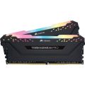 CORSAIR VENGEANCE® RGB PRO 32GB (2 x 16GB) DDR4 DRAM 3600MHz C18 Memory Kit — Black. 