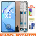 6.67" POCO X6 Display Screen Replacement for Xiaomi Poco X6 23122PCD1G 23122PCD1I Lcd Display Digital Touch Screen with Frame. 