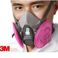 3M Half Facepiece Respirator 6200 Mask With 1 Pair 2091 P100 Filter Protect You From Germs And Dust.