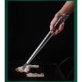 1Pc Outdoor camping Grill Tongs 45CM ExtraLong Kitchen Tongs Grilling Tongs Clips Stainless Steel Tongs for Cooking Grilling. 