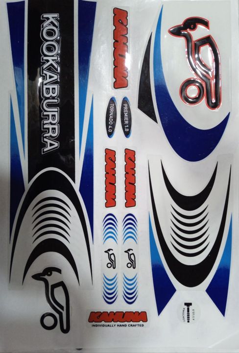 Kookaburra Latest version 3D for Cricket Bat Sticker