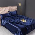 4pcs Pure Silk Bedding Sets High End Quilt Bed Cover Set Duvet Cover Bedsheet Pillowcases Natural Luxury Bedcloth Sets. 
