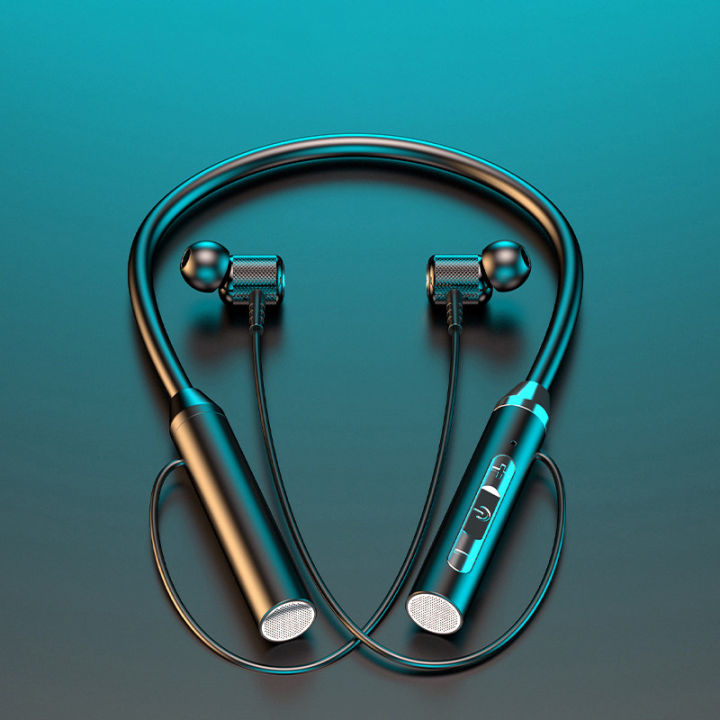 Wireless Headphone Fone Bluetooth 5.0 Neckband Earphone Silicone HiFi Stereo Sports Headset Waterproof Magnetic Earbuds With mic