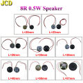 1X 8 Ohm 8R 0.5W Mini Ultra-thin Horn Speaker Diameter 20mm 23mm 28mm 30mm 36mm 40mm 50mm 57mm Loudspeaker W/ P2.0 Termina Wire. 