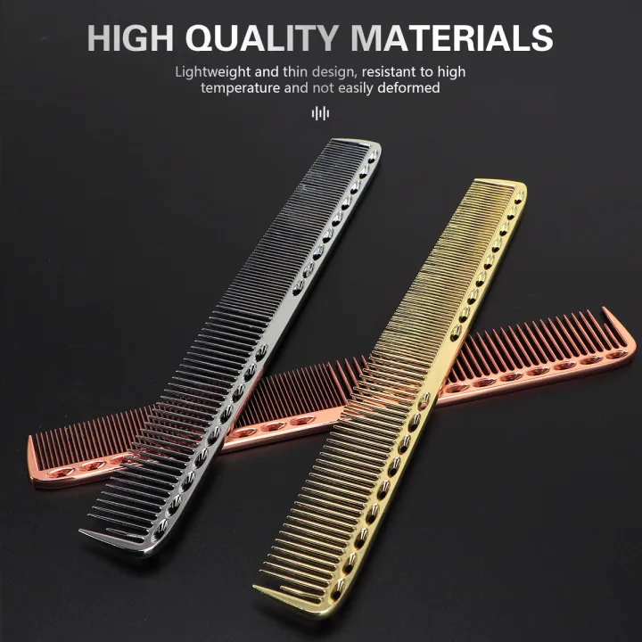 4Pcs%20Barber%20Hair%20Comb%20Set%20Metal%20Space%20Aluminum%20Hairdressing%20Brush%20Professional%20Barbershop%20Home%20Anti%20Static%20Styling%20Comb%20Kit%20Tool%20-%20Image%203