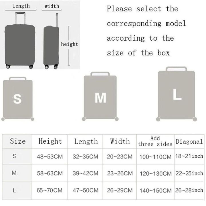 Luggage%20Cover%20Stretch%20Fabric%20Suitcase%20Protector%20Baggage%20Dust%20Case%20Cover%20Suitable%20for%2018-28Inch%20Suitcase%20Case%20Travel%20Organizer%20-%20Image%206