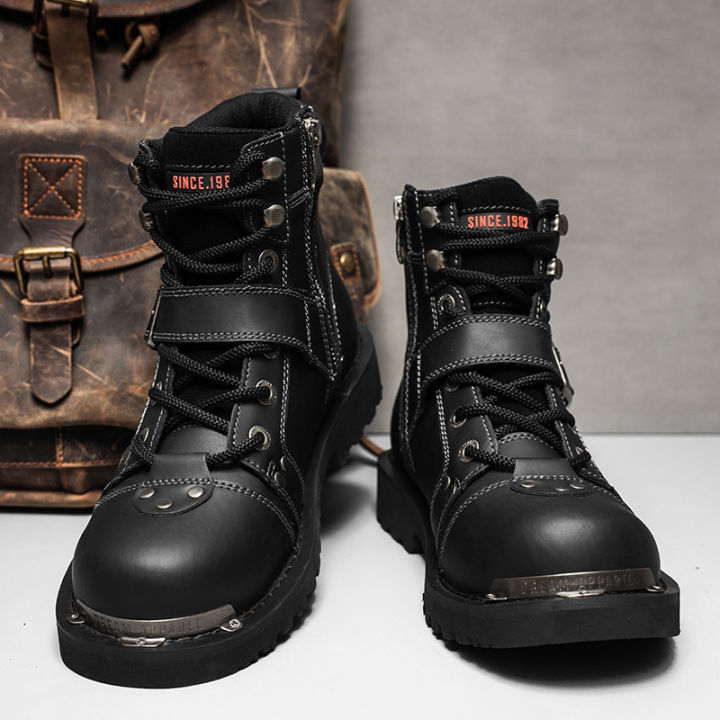 High%20Quality%20Men%20Snow%20Boots%20Metal%20Rivets%20Low%20Heel%20Trend%20Punk%20Rock%20Knight%20Boots%20Men's%20Leather%20Winter%20Cotton%20Shoes%20Motorcycle%20Boot%20-%20Image%202