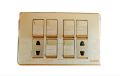 8 switches 2 sockets China sheet Panasonic. 