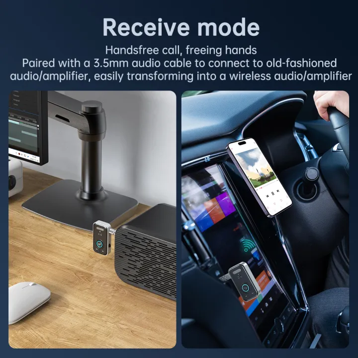 Bluetooth%205.3%20Car%20AUX%20Audio%20Adapter%20Receiver%20Transmitter%20AUX%20%20Wireless%20Audio%20Adapter%203.5mm%20Jack%20for%20Car%20Earphones%20TV%20Speakers%20-%20Image%205