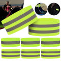 1-5PC Reflective Bands Elastic Armband Wristband Ankle Leg Straps Safety Reflector Tape Straps for Night Walking Cycling Running. 