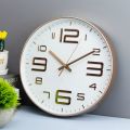 Modern Design Wall Clock Simple and Easy to Read Silent Non-ticking Wall Mounted Clock for Bedroom Living Room Sending Friends. 