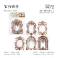 10 pcs 3D Style Hollow frame card material paper Decorative Diary handmade DIY Scrapbooking accessories Junk Journal Supplies. 
