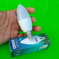 LED Candle Bulb 7 Watts White - E14 (Thin Screw Type). 