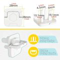 10pcs Outlet Covers Baby Proofing Safety -Child Secure Electric Plug Protectors With Hidden Handle For Kids Toddler Protection. 