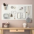 Pegboard 21 inch x 45 inch  with 24 hooks of 6 inch. 