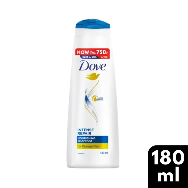 Dove Intense Repair Shampoo, 180ml