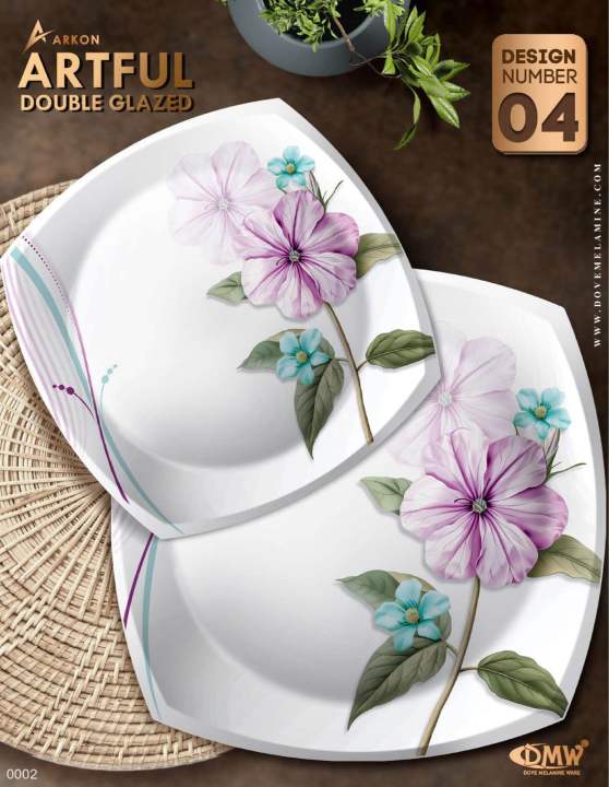 Dinner%20set%20Melamine%20by%20ARKON%20-Double%20glazed%20with%20a%20FREE%20TRAY%20SET%20and%20glass%20lids%20with%20crystal%20knobs%20-New%20and%20Enhanced-75pieces%20%20serves%208%20persons-Artful%20-%20Image%205